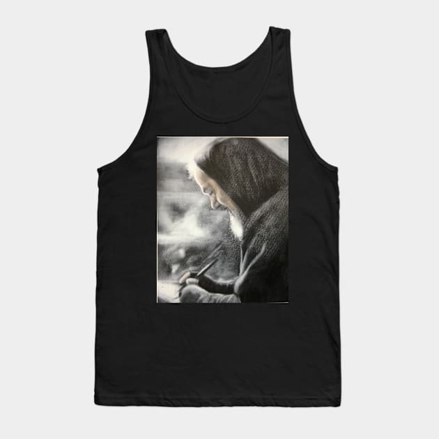 Padre Pio Tank Top by artdesrapides